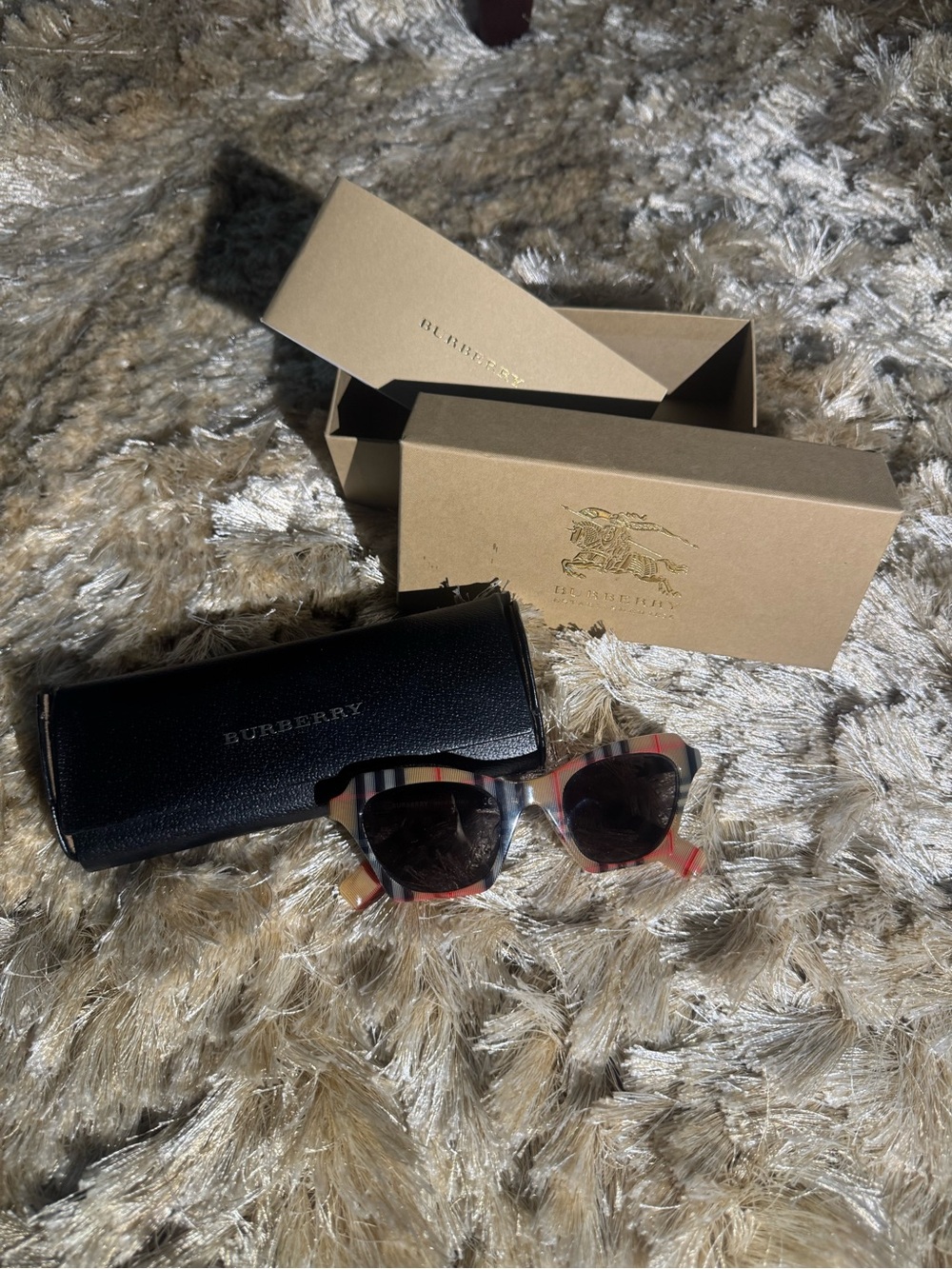 Burberry 49mm Modified Butterfly Sunglasses
